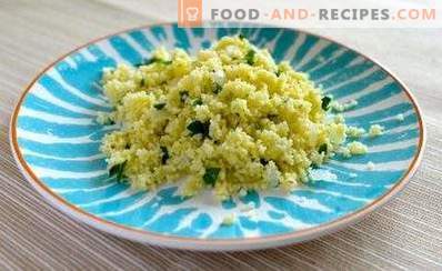 How to cook couscous as a garnish