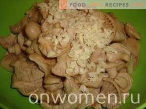 Marinated mushrooms