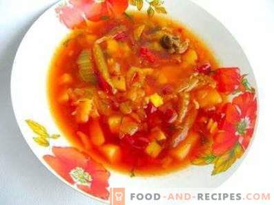 Borsch without frying