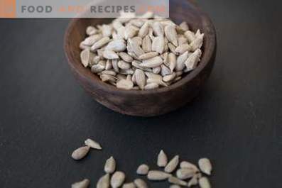 How to fry peeled seeds