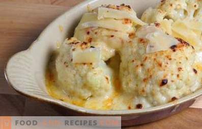 Cauliflower baked in a slow cooker