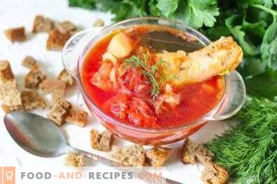 Borsch with chicken in a multicooker