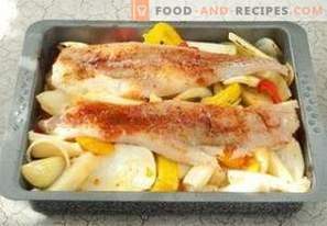 Cod in the oven with vegetables