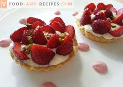 Tartlets with a sweet filling