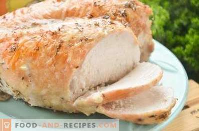 Chicken breasts baked in the oven