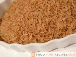 Brown rice: the benefits and harm