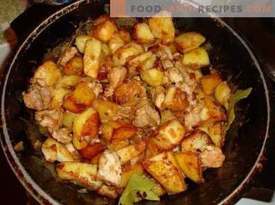 Pork stewed with potatoes