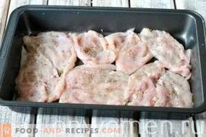 French chicken with potatoes in the oven