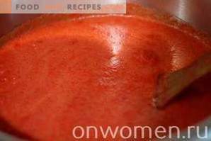 Tomato sauce for the winter