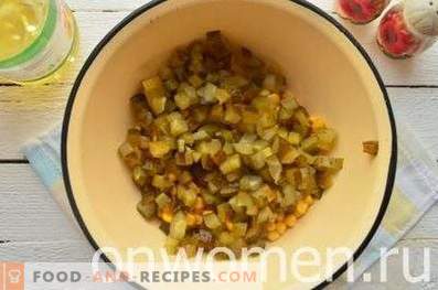 Vinaigrette with corn