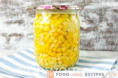 Canned corn for the winter