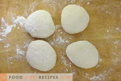 Yeast dough for buns