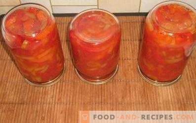 Чушки в доматен сос за зимата
