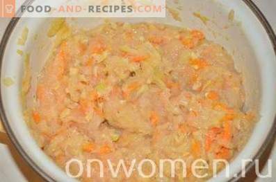 Lazy cabbage rolls with chicken