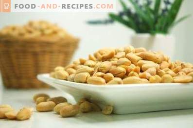 How to fry peanuts in the microwave