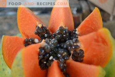 How to eat papaya