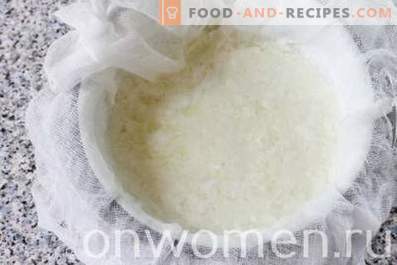 How to make cottage cheese from kefir