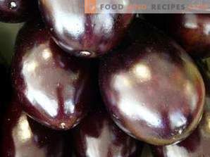 How to freeze eggplants