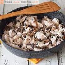Universal gravy with chicken and mushrooms