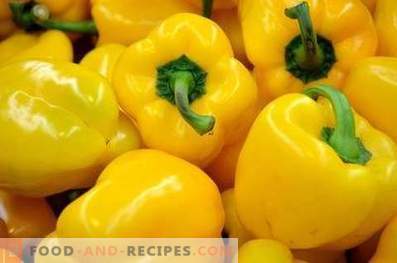 How to store Bulgarian pepper
