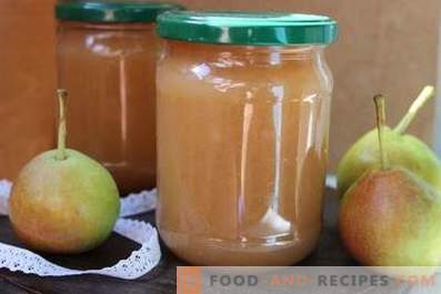 Pear jam for the winter