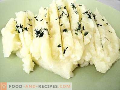 Mashed potatoes with milk