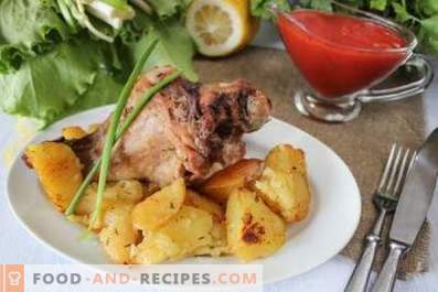 Turkey baked in the oven with potatoes