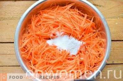 Korean style carrots.