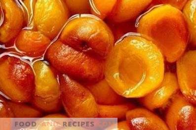 Apricot jam “Five minutes”
