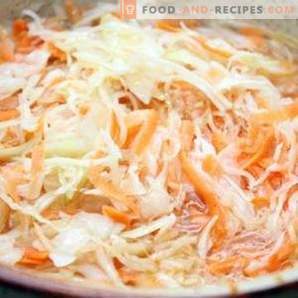 Cabbage marinated for winter