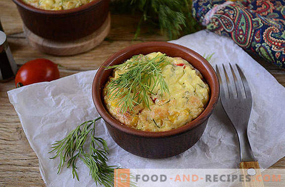 Casserole with corn and curd: tasty, healthy and beautiful! Step by step author's photo recipe casseroles of cottage cheese and canned corn