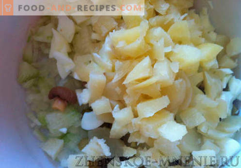 Pineapple Salad - a recipe with photos and step by step description