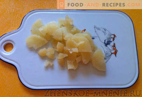 Pineapple Salad - a recipe with photos and step by step description
