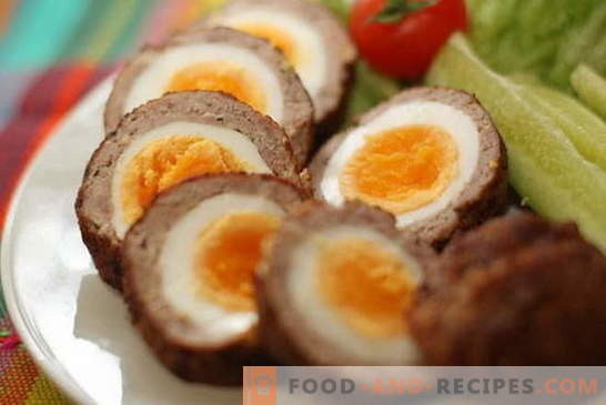 Zrazy or egg cutlet inside - recipes. Options for stuffing and decorating dishes for patties with eggs inside