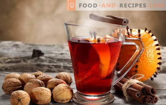 How to cook mulled wine at home? Recipes homemade mulled wine: apple, classic, non-alcoholic