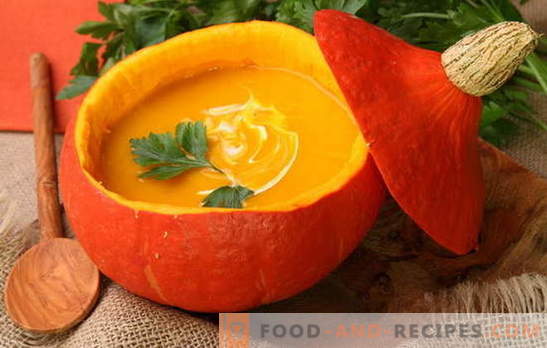 Delicious pumpkin dishes - recipes for soups, side dishes and desserts. How to cook delicious pumpkin dishes - recipes for all occasions