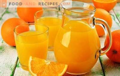 An economical option for a large family: how to make 9 liters of juice from 4 oranges. Secrets of delicious cheap juice