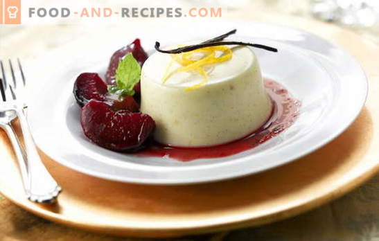 Dessert from sour cream - feel the joy of life! Recipes for desserts made from sour cream: jelly, souffle, mousses, cakes, creams and other goodies
