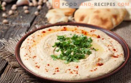 Homemade chickpea hummus - an alternative to mashed potatoes. Chickpea hummus at home: how to cook properly