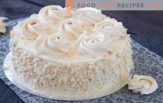 Meringue cake at home - an incredibly delicious dessert! The best recipes for homemade meringue cake