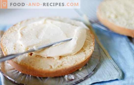 Cream of cottage cheese - and the cake, and bread! Recipes of sweet and salty curd cheese creams for desserts and snacks