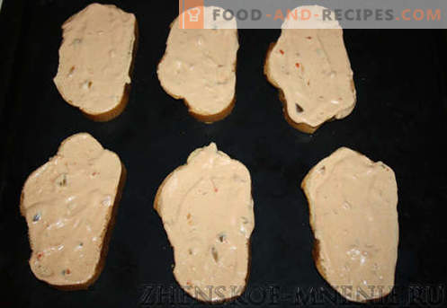 Hot sandwiches - a recipe with photos and step by step description.
