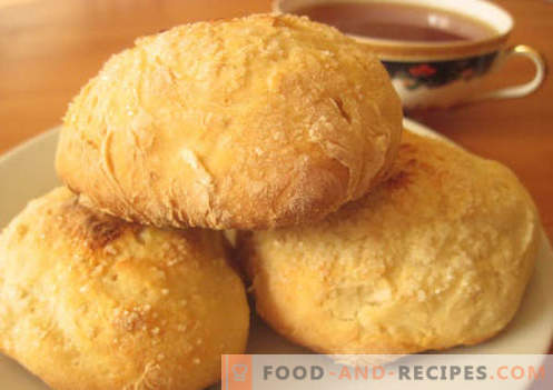 Muffins on kefir - the best recipes. How to properly and tasty cook buns on yogurt