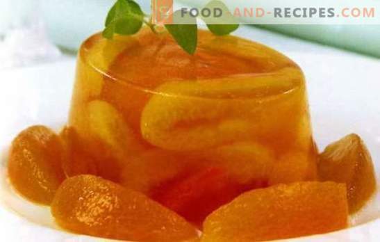 Apricot jelly - the brightness of colors and flavors. A selection of different recipes for making apricot jelly