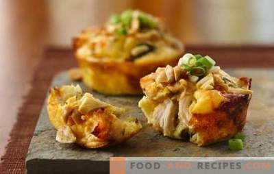 Chicken muffins - juicy patties! Original recipes of chicken muffins for a festive and everyday table