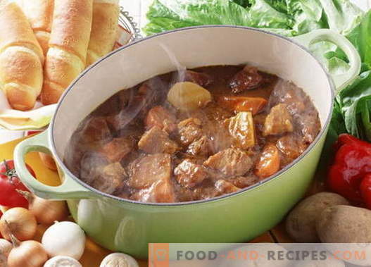 Pork stew - the best recipes. How to properly and tasty cook stew pork.