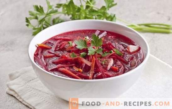 Beetroot soup with meat: in the heat, and in the cold delicious! The best recipes for cooking hot and cold beetroot with meat