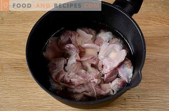 Chicken ventricle goulash: a step-by-step photo recipe. Dish for athletes and losing weight - delicious goulash from chicken gizzards