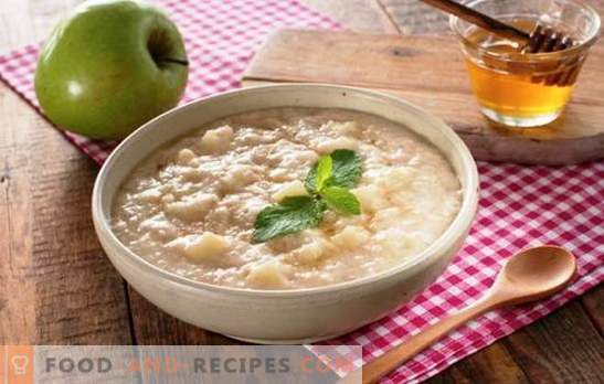 Hercules porridge in a multicooker: dairy, vegetable, meat. Dessert and hearty dishes from Hercules porridge in the slow cooker
