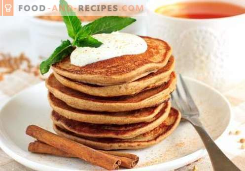 Milk is sour - yes! Cooking pancakes on yogurt. Dough recipes for pancakes with yogurt, toppings and refills